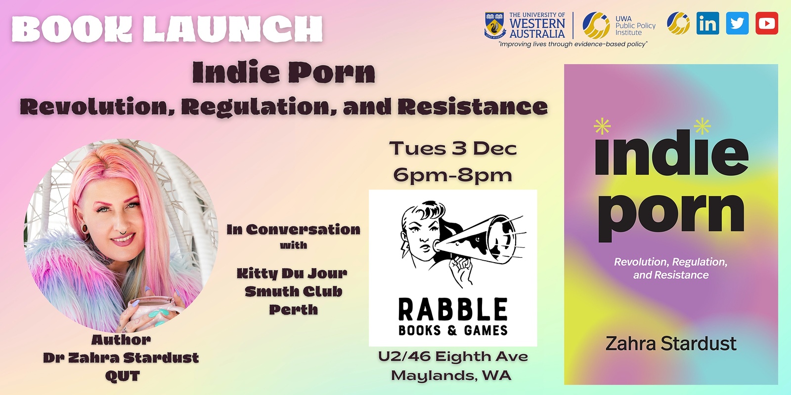 Banner image for BOOK LAUNCH Indie Porn: Revolution, Regulation, and Resistance