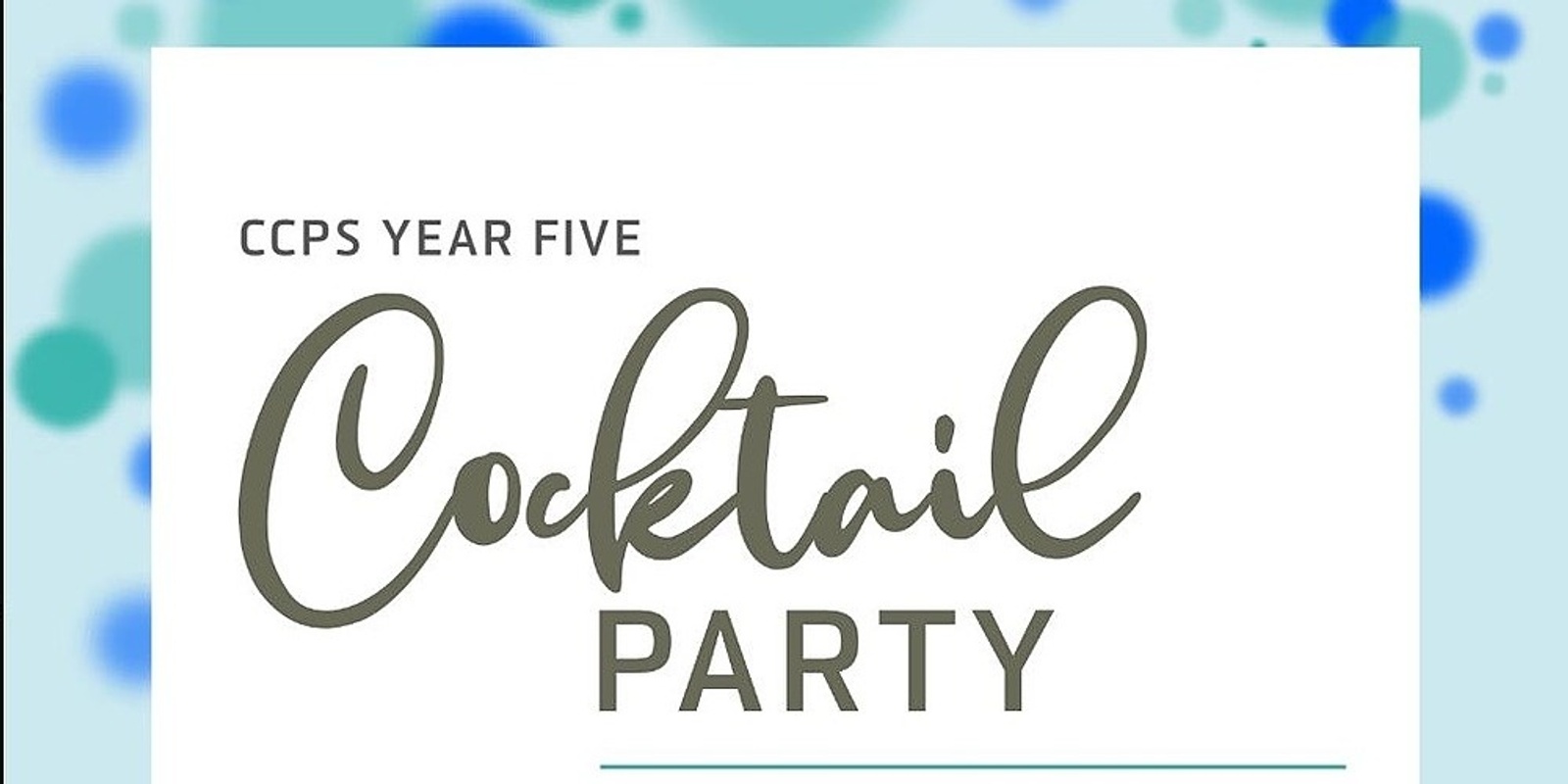 Banner image for Year 5 Cocktail Party