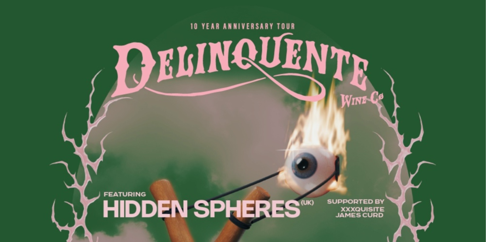 Banner image for Delinquente 10 Year Anniversary ft. Hidden Spheres - Kaurna/Adelaide