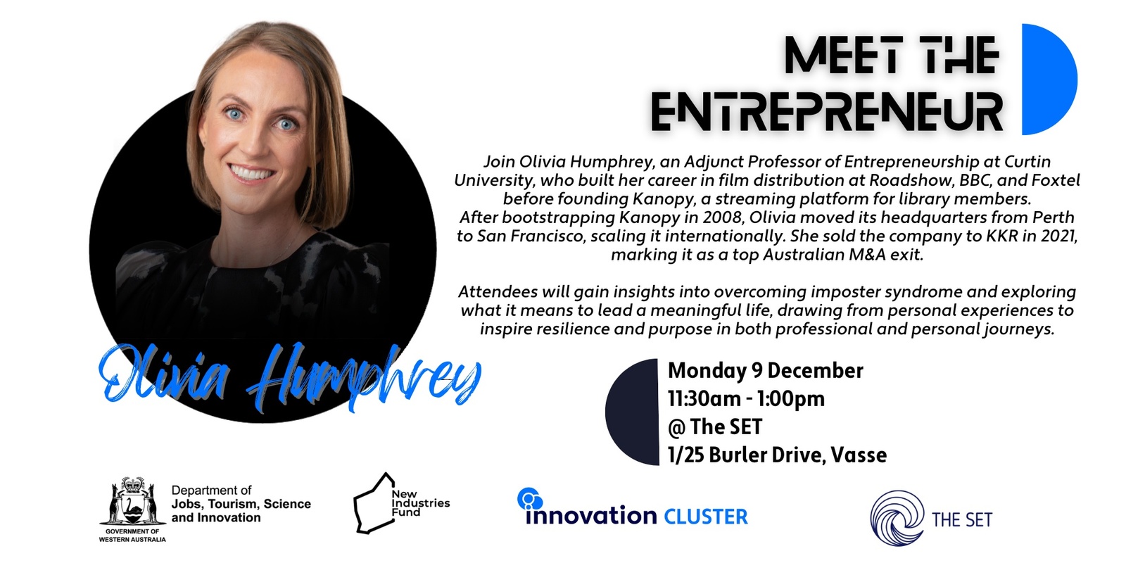 Banner image for Meet the Entrepreneur Series: Olivia Humphrey