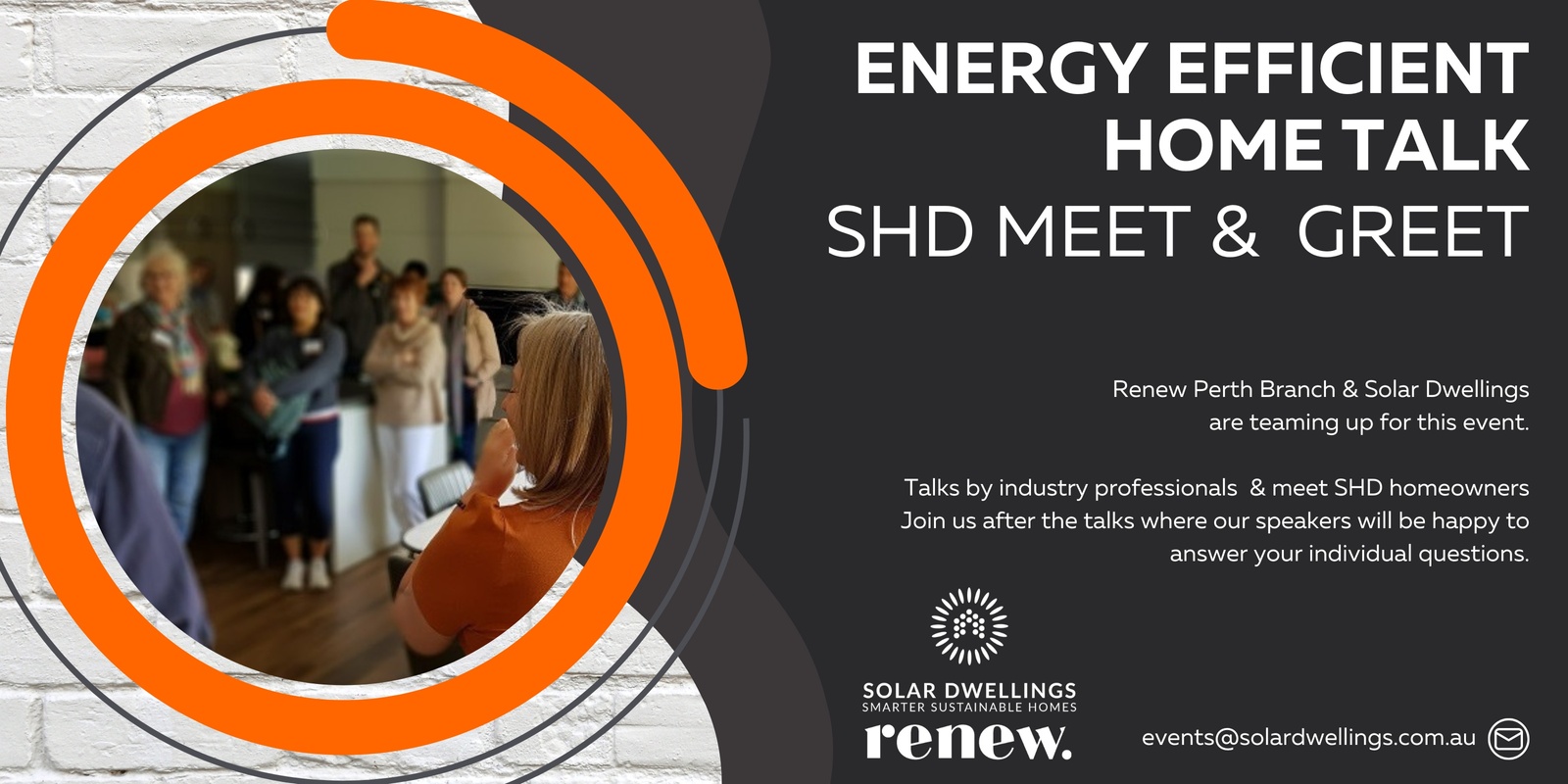 Banner image for Energy Efficient Homes Talk and SHD Meet-&-Greet