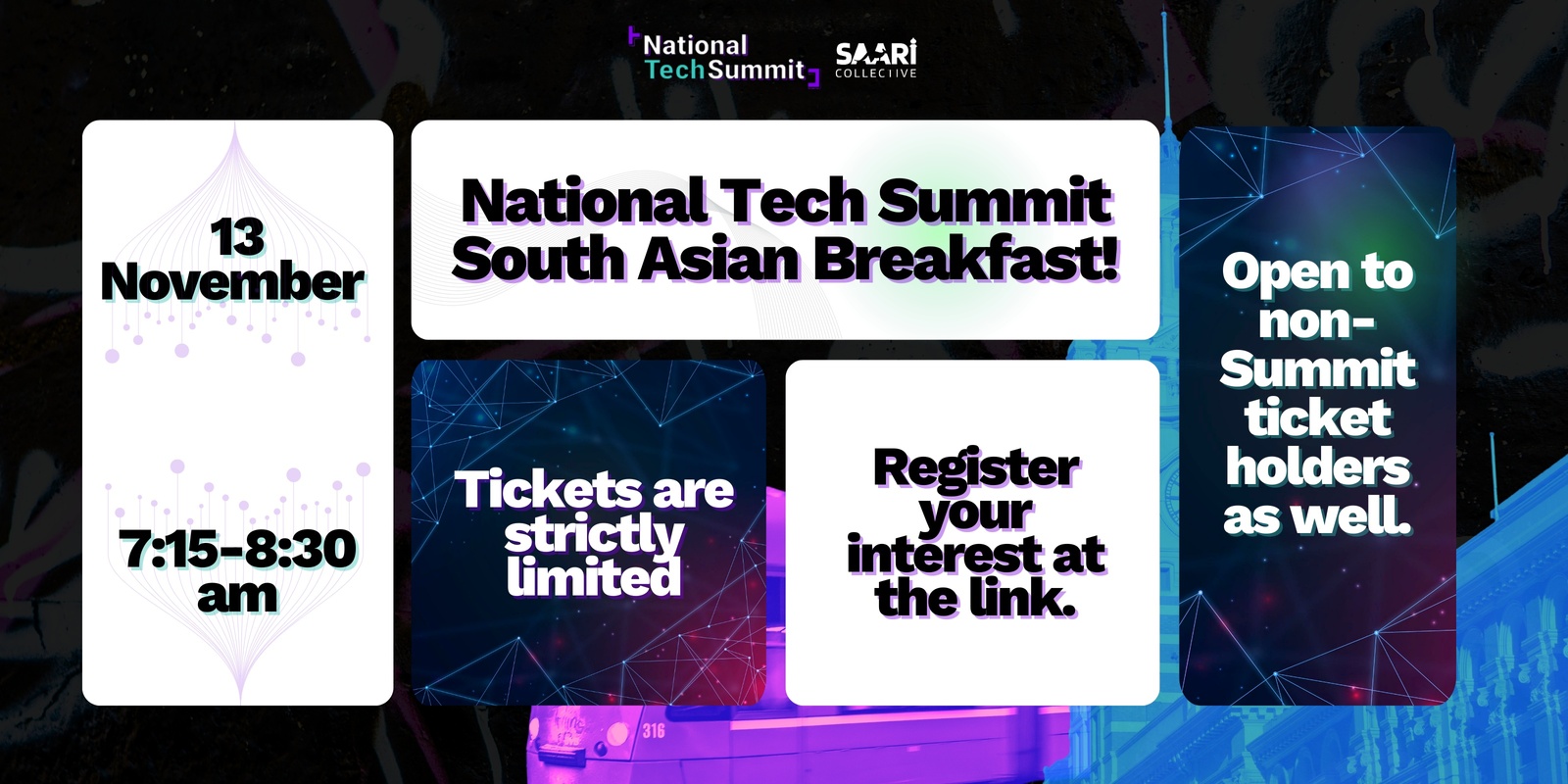 Banner image for National Tech Summit South Asian Breakfast!