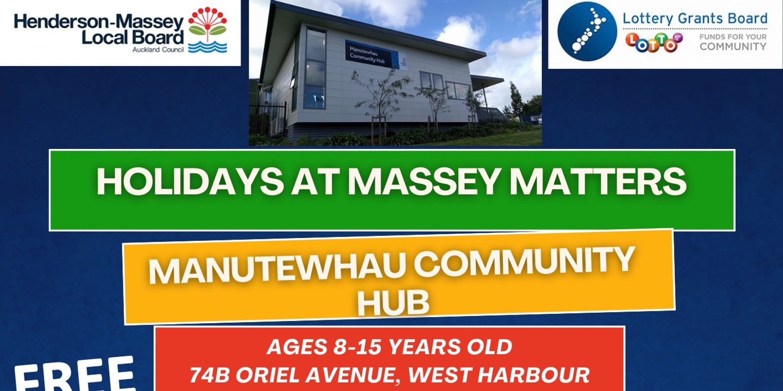 Banner image for Holiday Program at Manutewhau Community Hub