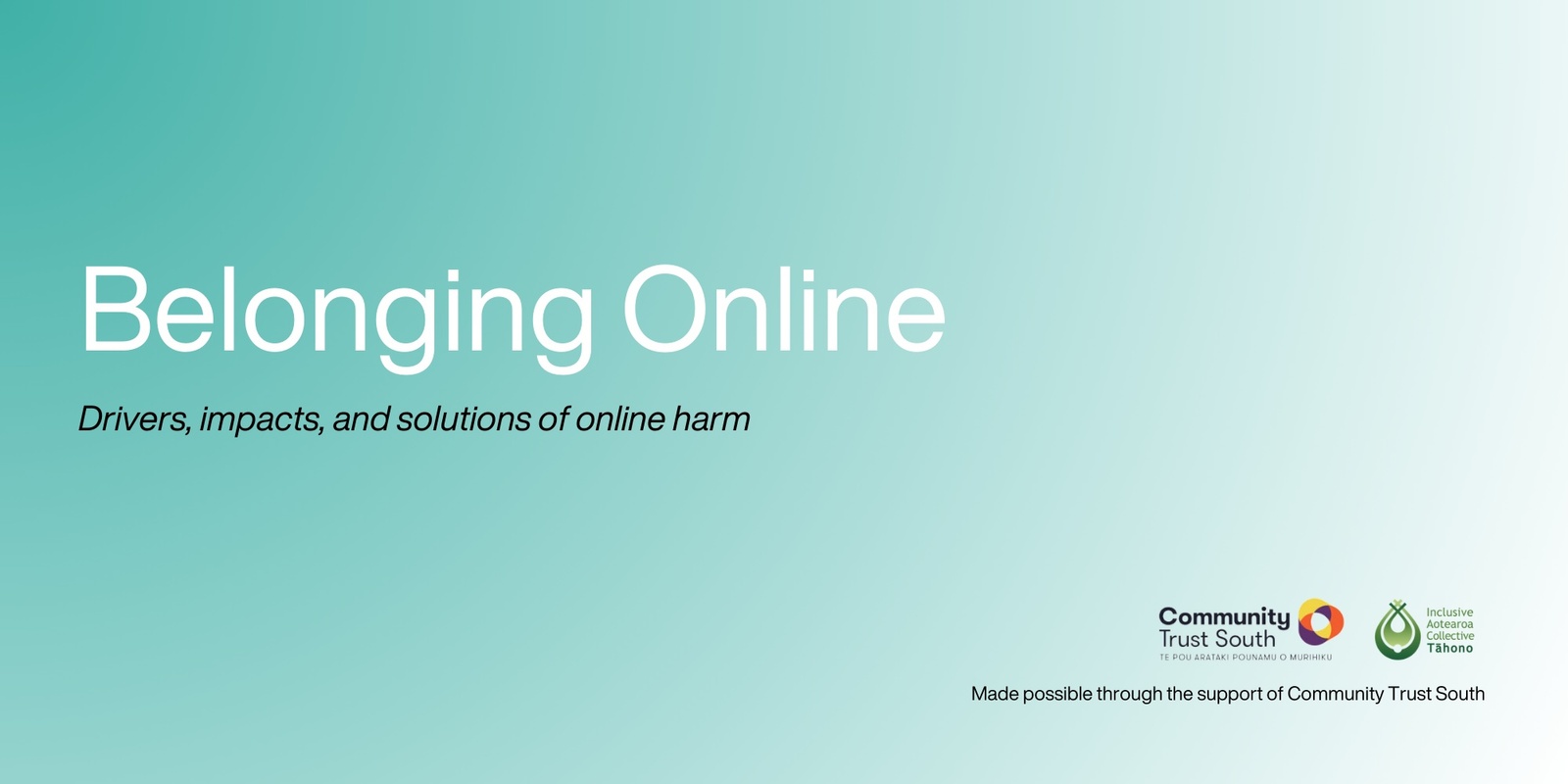 Banner image for Belonging Online: drivers, impacts, and solutions of online harm