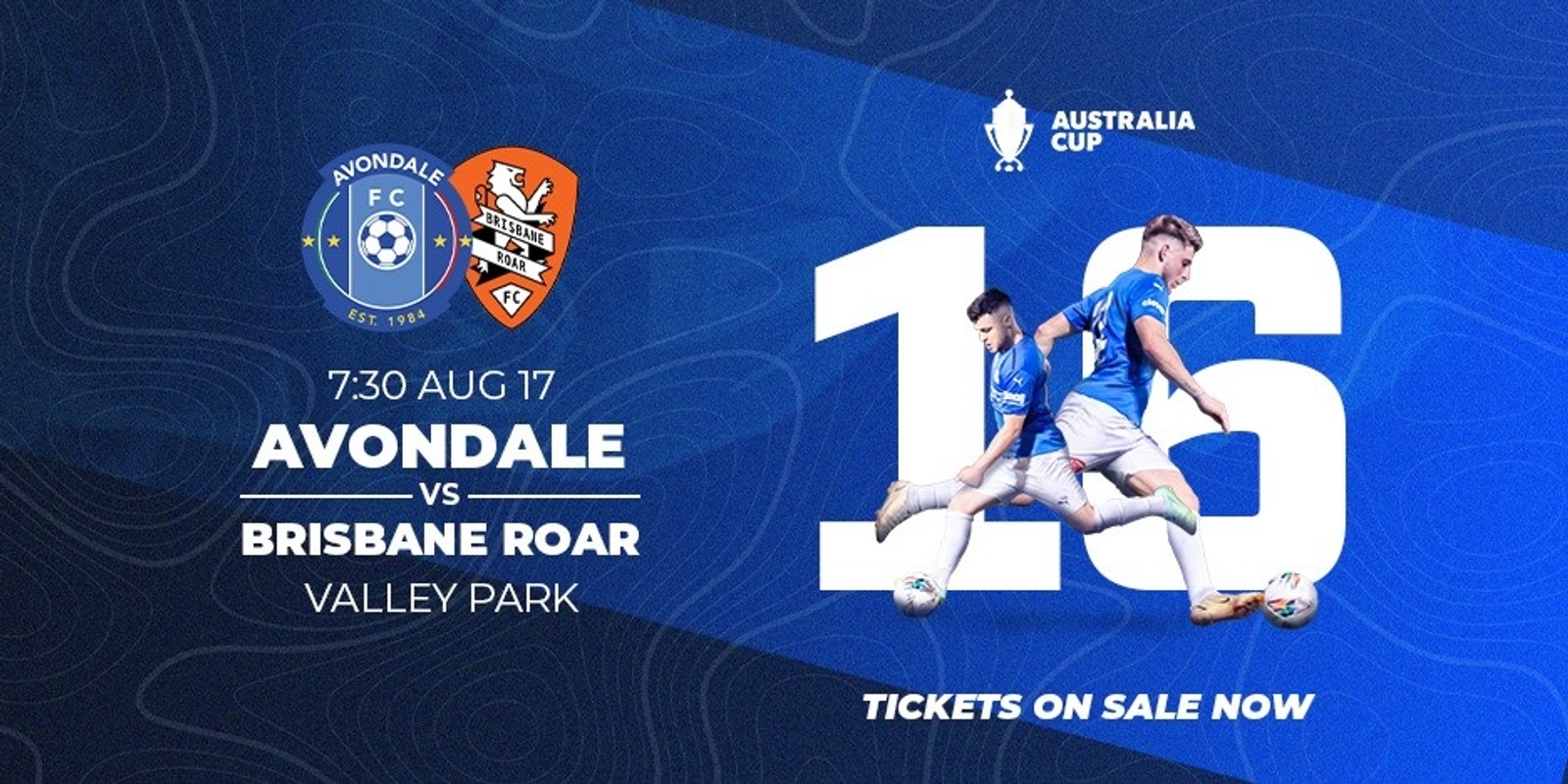 Banner image for Australia Cup 2022 Round of 16 Avondale FC vs. Brisbane Roar