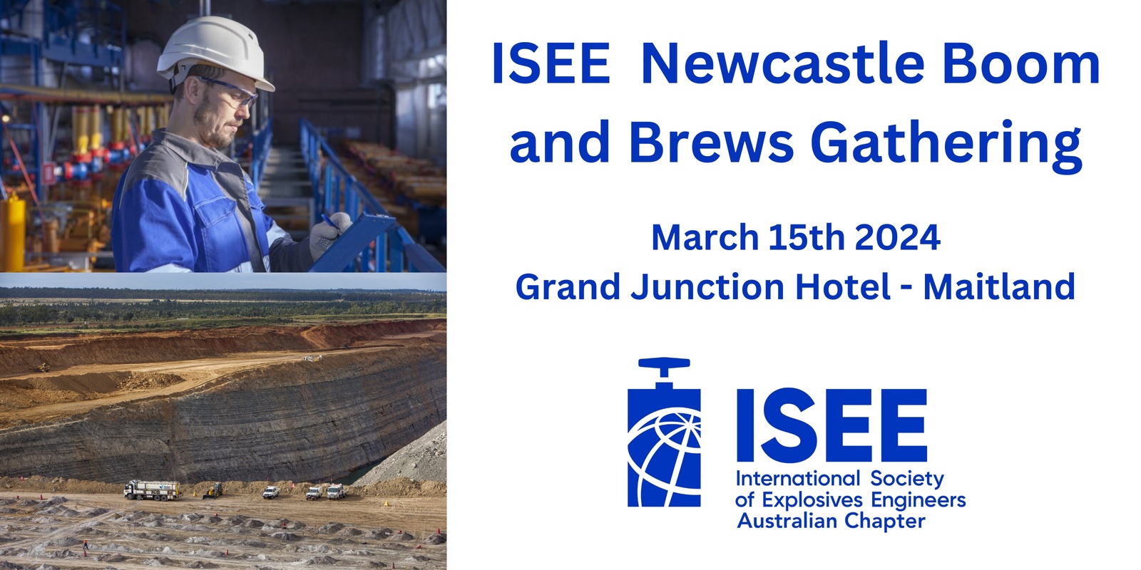 Banner image for ISEE Newcastle Boom & Brews Gathering - March 15th 2024