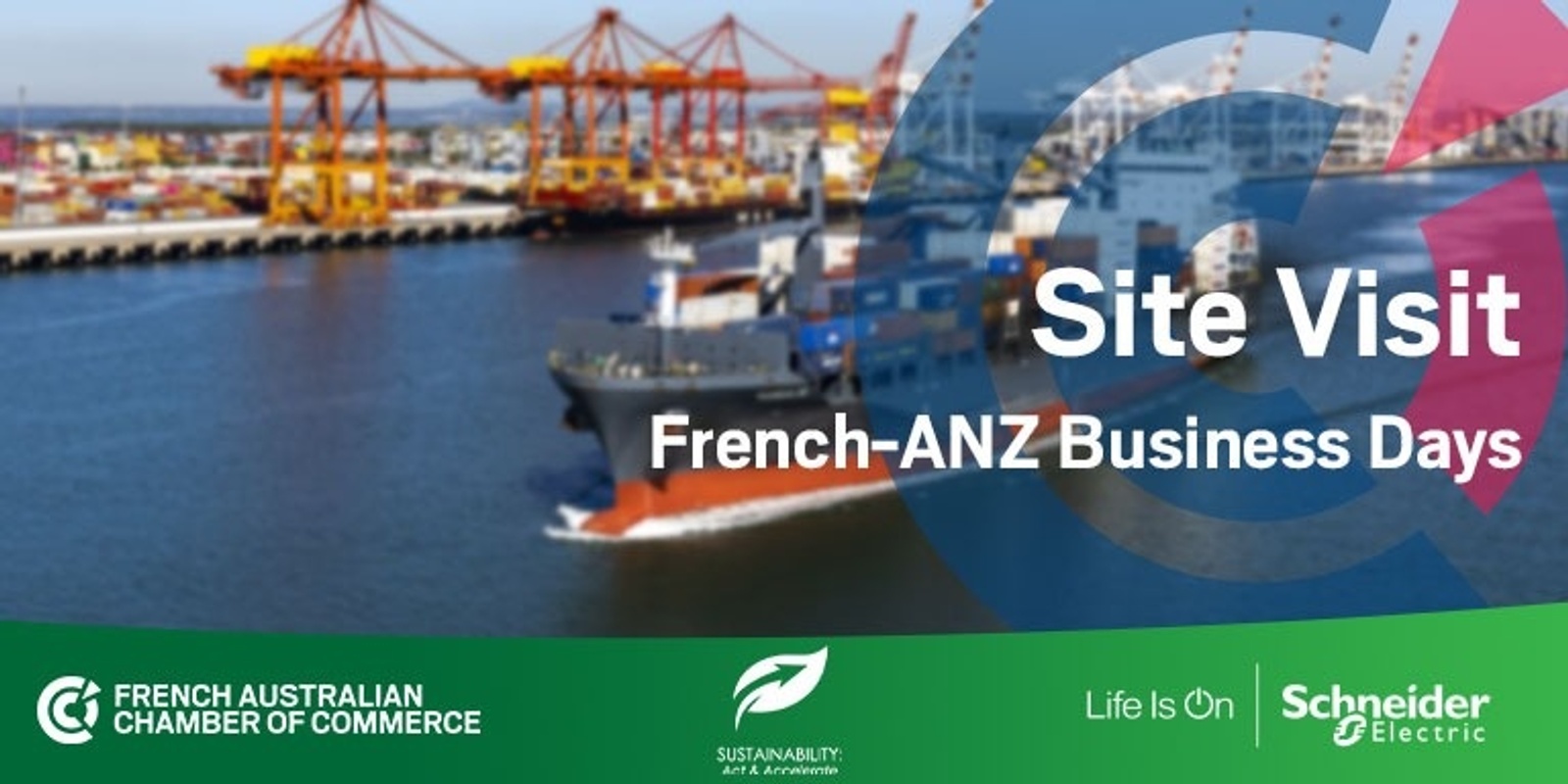 Banner image for QLD | Site visit @ Port of Brisbane - 2021 FANZ Business Days