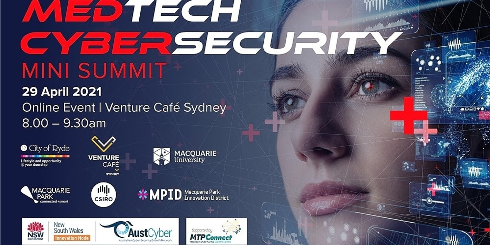 Banner image for MedTech/Cybersecurity Innovation Summit - VIP 