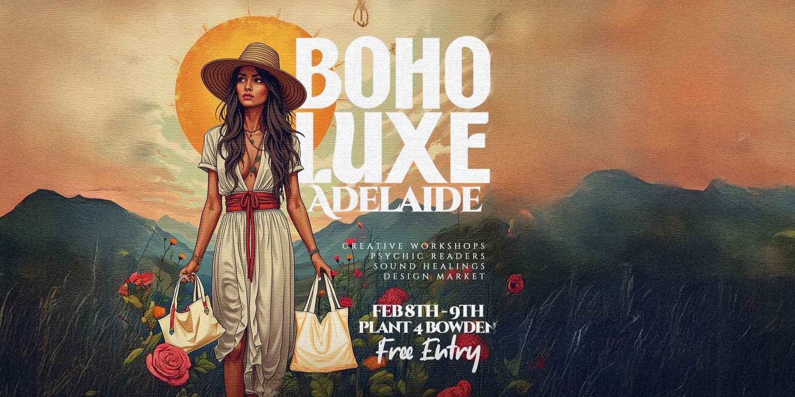 Banner image for Boho Luxe Market - Adelaide 8-9 February - FREE ENTRY