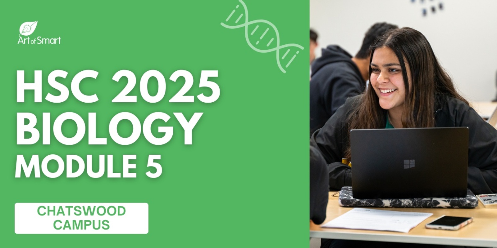 Banner image for HSC Biology Module 5 - Year 12 Kickstarter [CHATSWOOD CAMPUS]