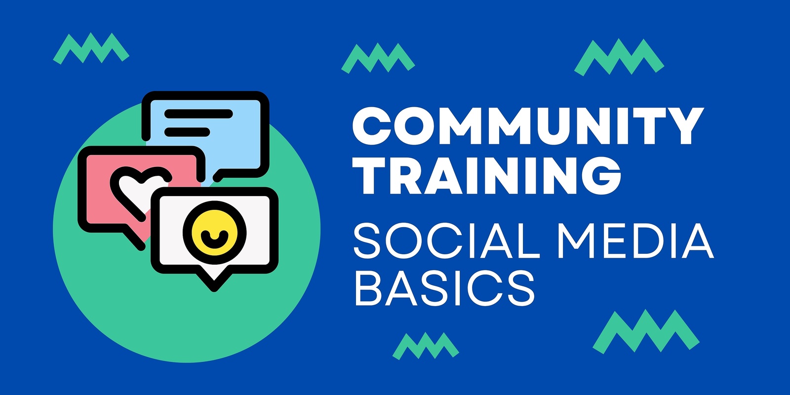 Banner image for Community Training: Social Media Basics