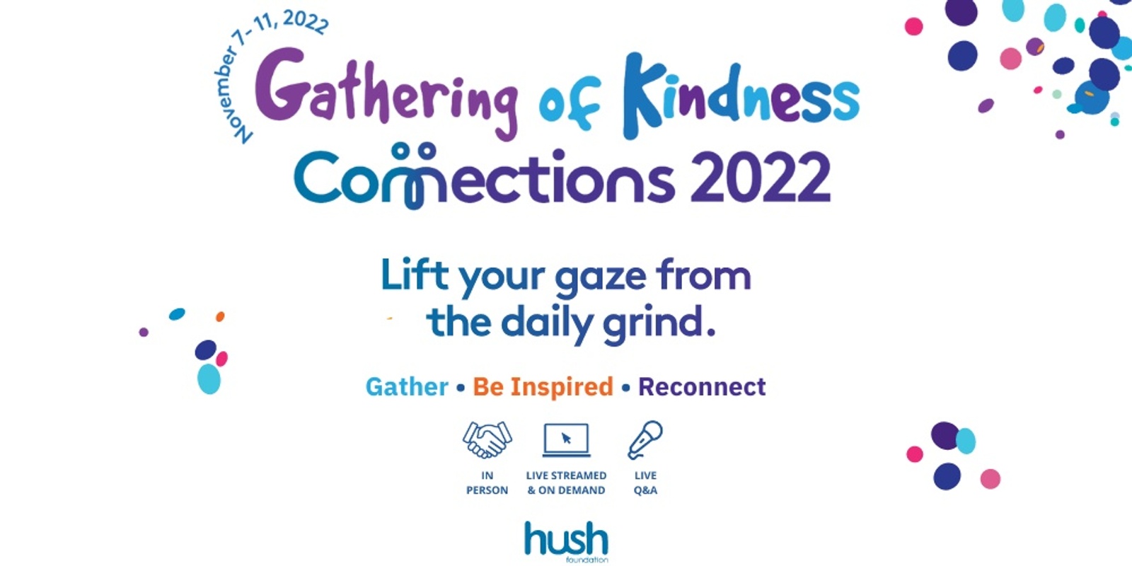 Banner image for Gathering of Kindness 2022 - recorded sessions now available
