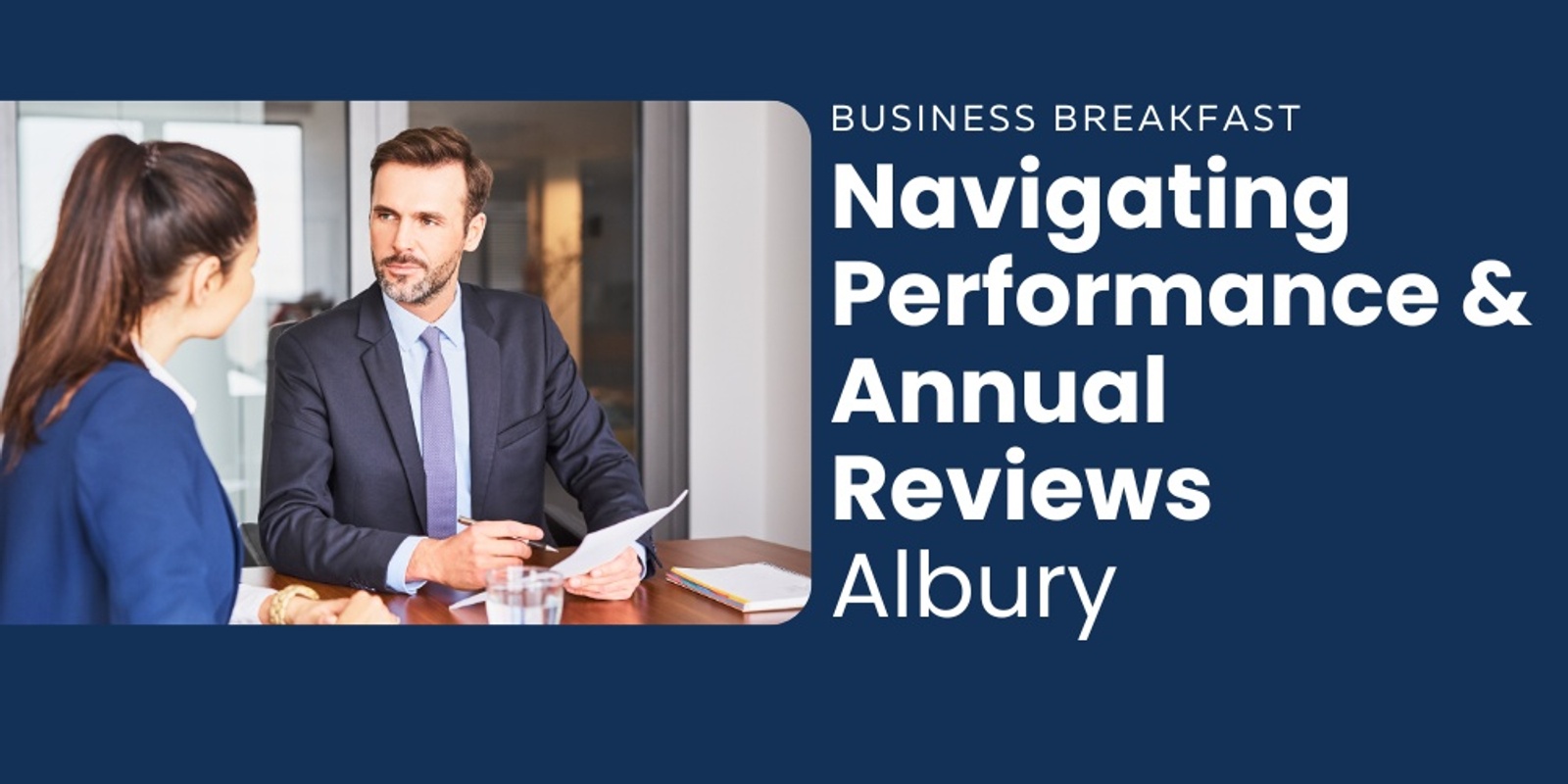 Banner image for Business Breakfast: Navigating Performance and Annual Reviews ALBURY