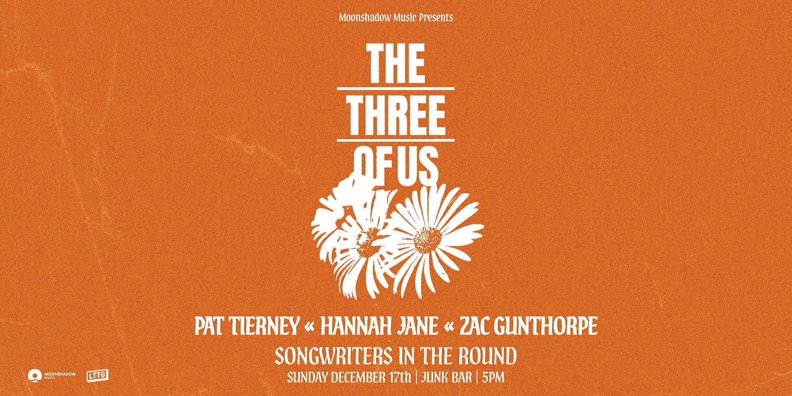 Banner image for 'The Three Of Us' -  Songwriters In The Round @ JUNK BAR, BRISBANE 