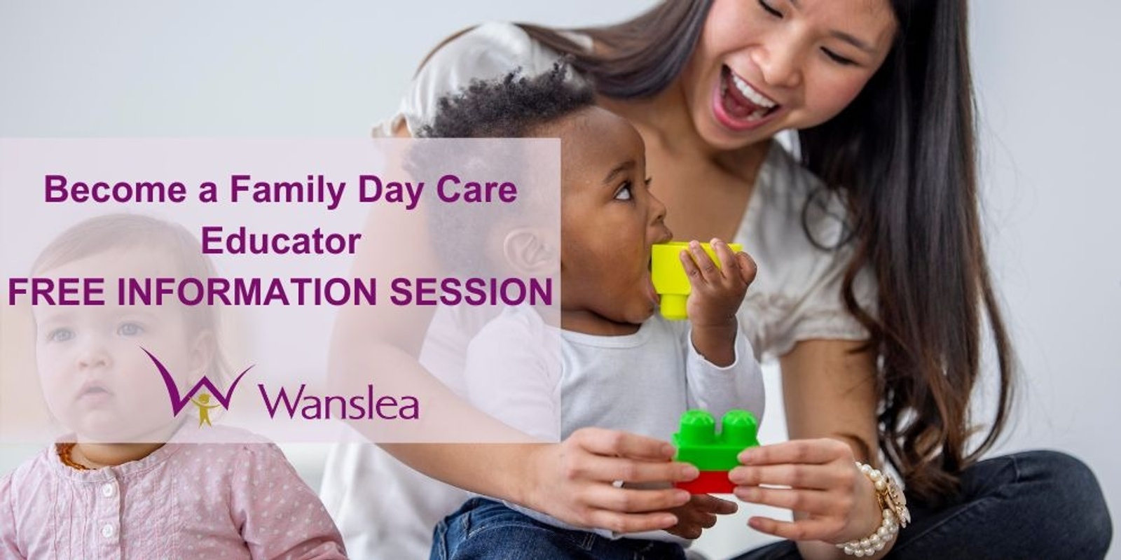 Banner image for Become a Family Day Care Educator with Wanslea | Free Information Session | Kalgoorlie