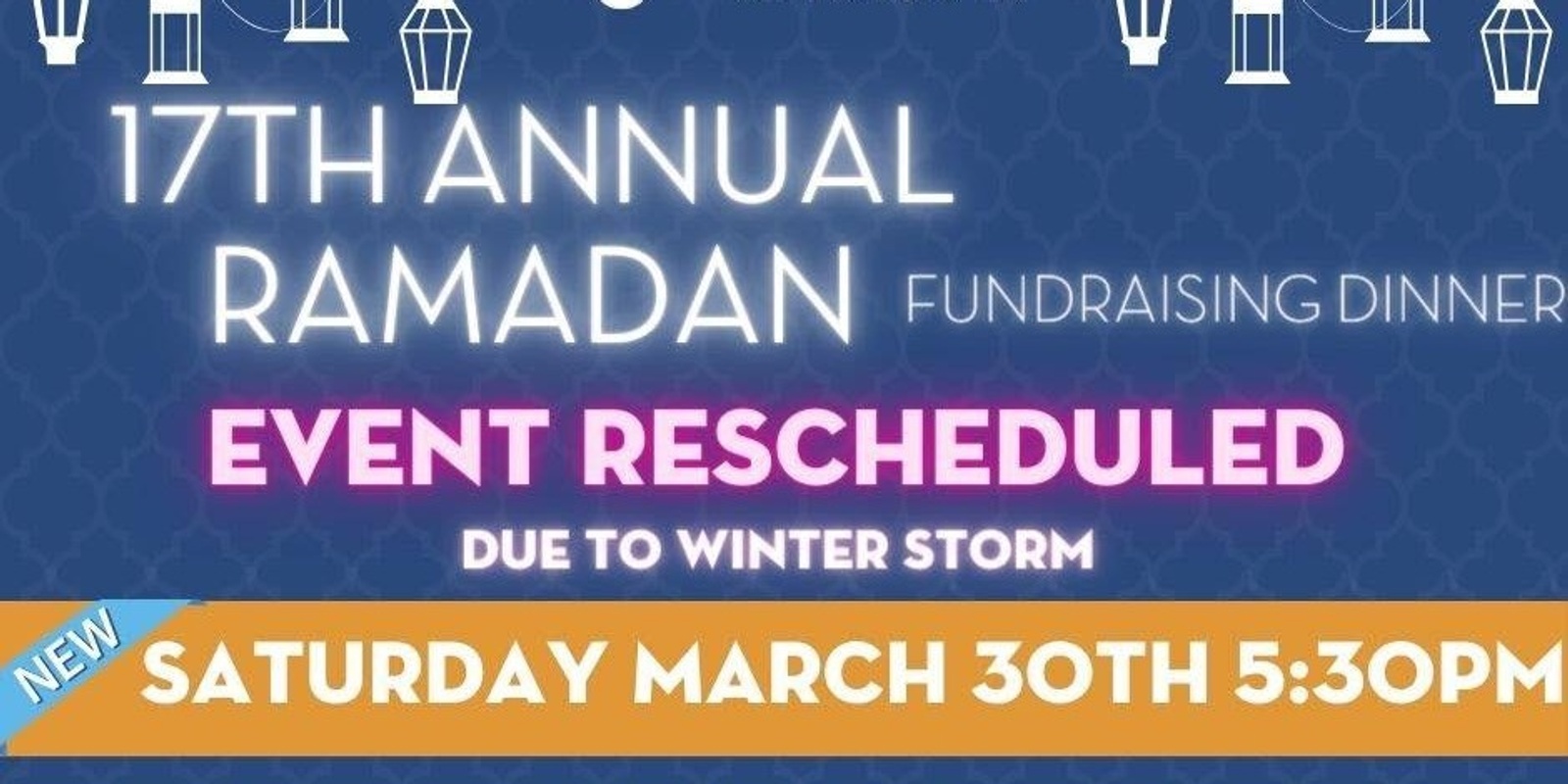 Banner image for Rescheduled: Ramadan Fundraising Dinner 2024 CAIR-MN