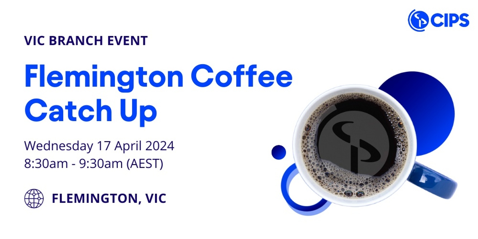 Banner image for VIC Branch - Flemington Coffee Catch-Up