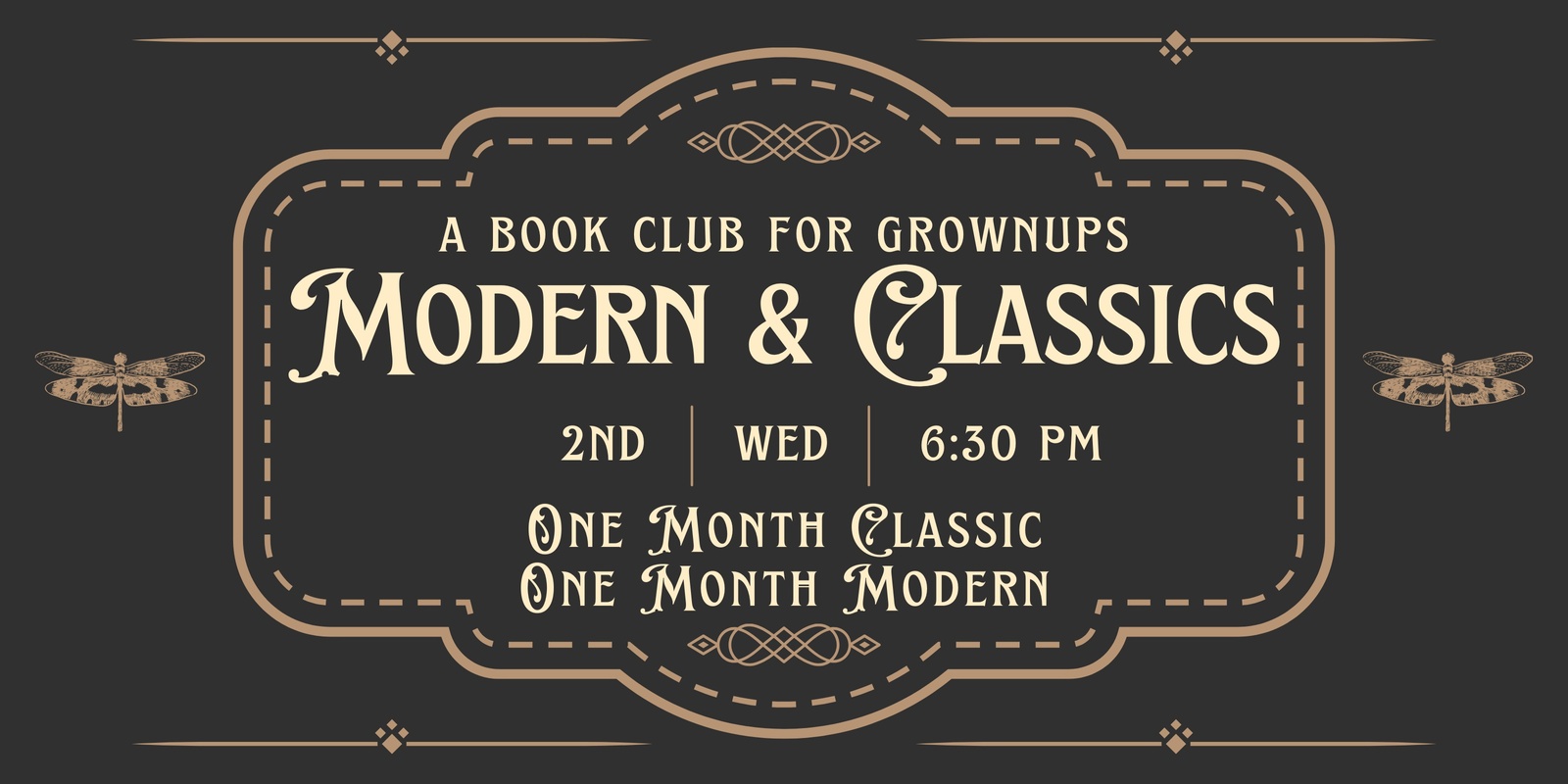 Banner image for A Book Club for Grownups: Modern & Classics