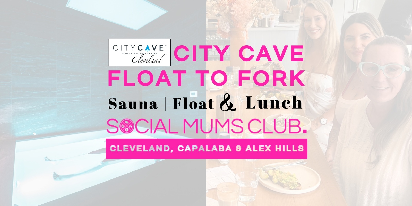 Banner image for City Cave Float to Fork - Sauna Float & Lunch