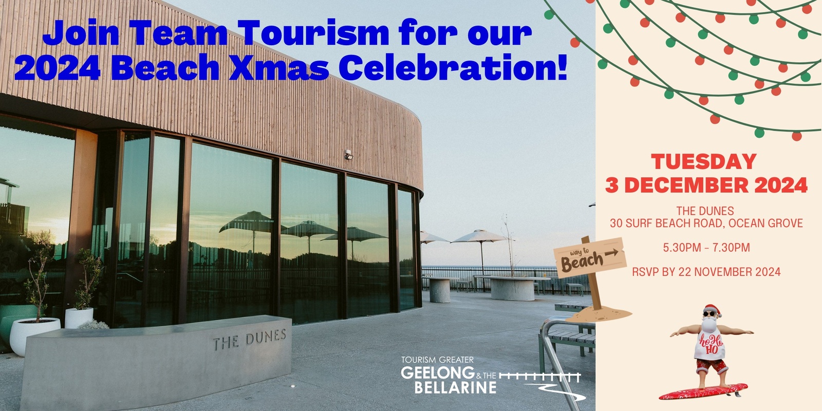 Banner image for Join Team Tourism for our 2024 Xmas Celebration!