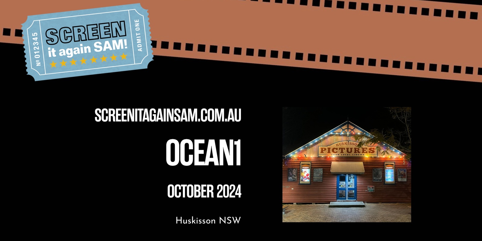 Banner image for OCEAN1 Screen it Again Sam