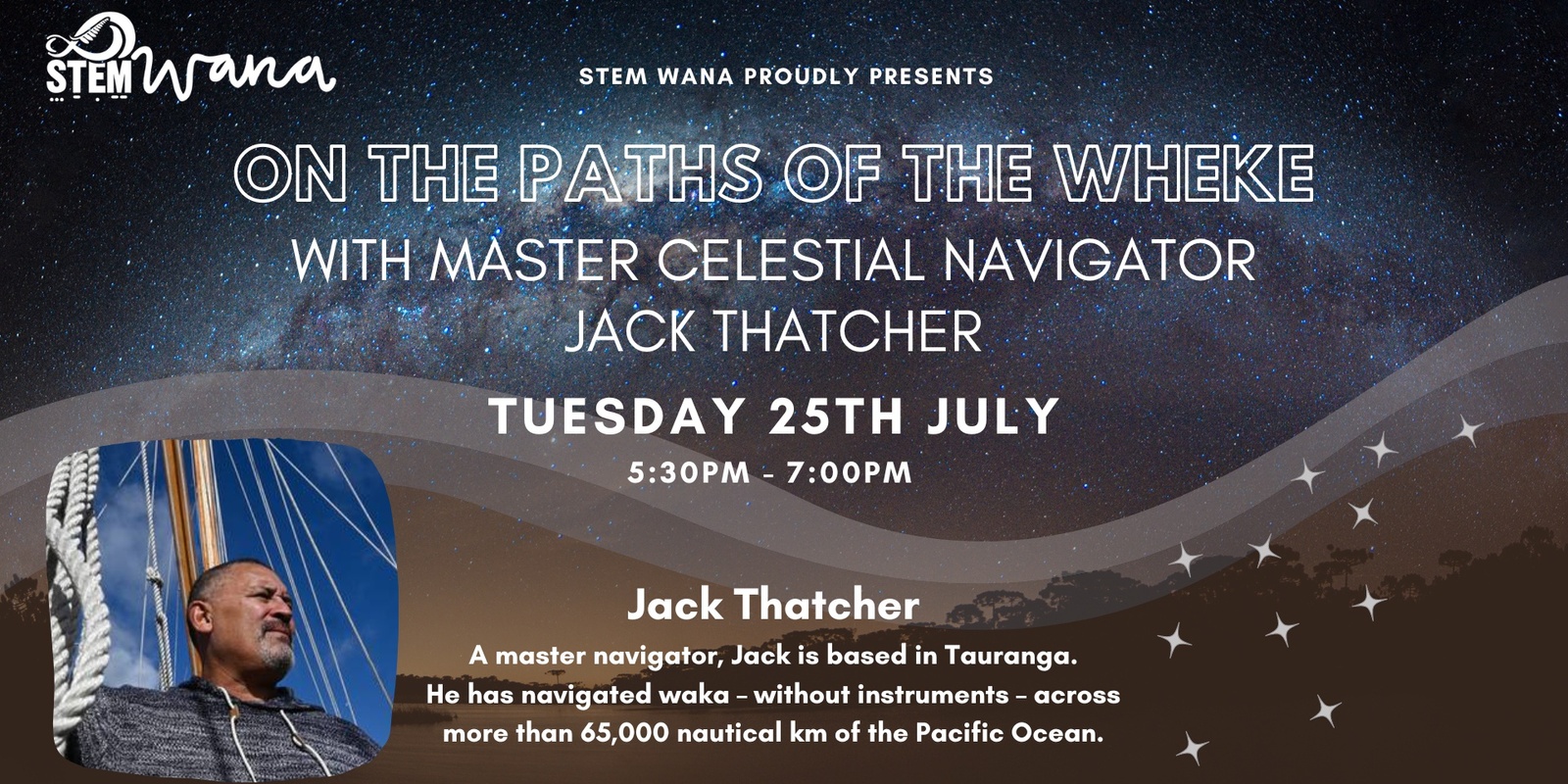 Banner image for On the paths of the Wheke - Navigating by the stars