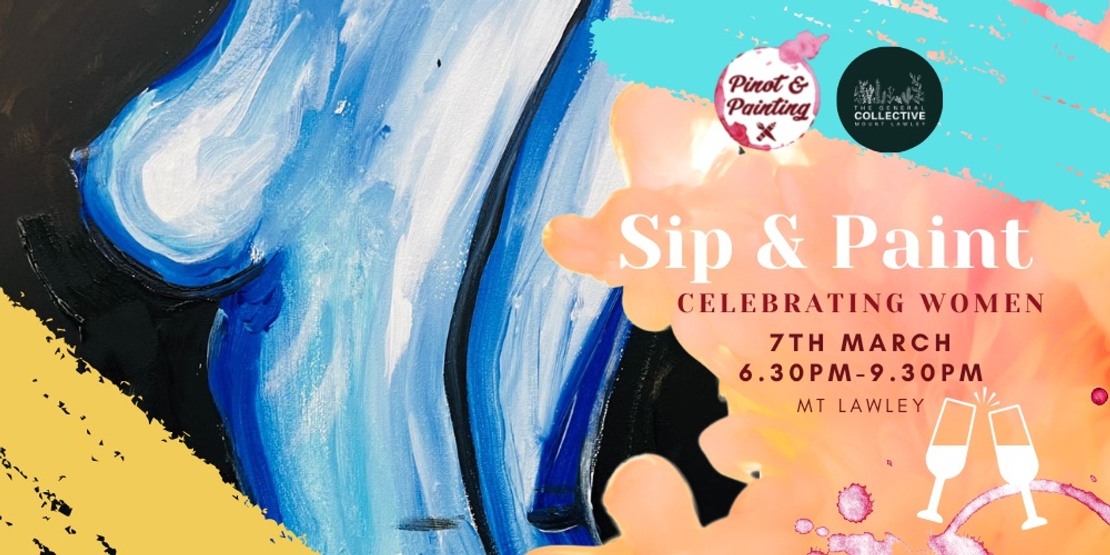 sip and paint, things to do, GNO, fun things to do, wine and paint