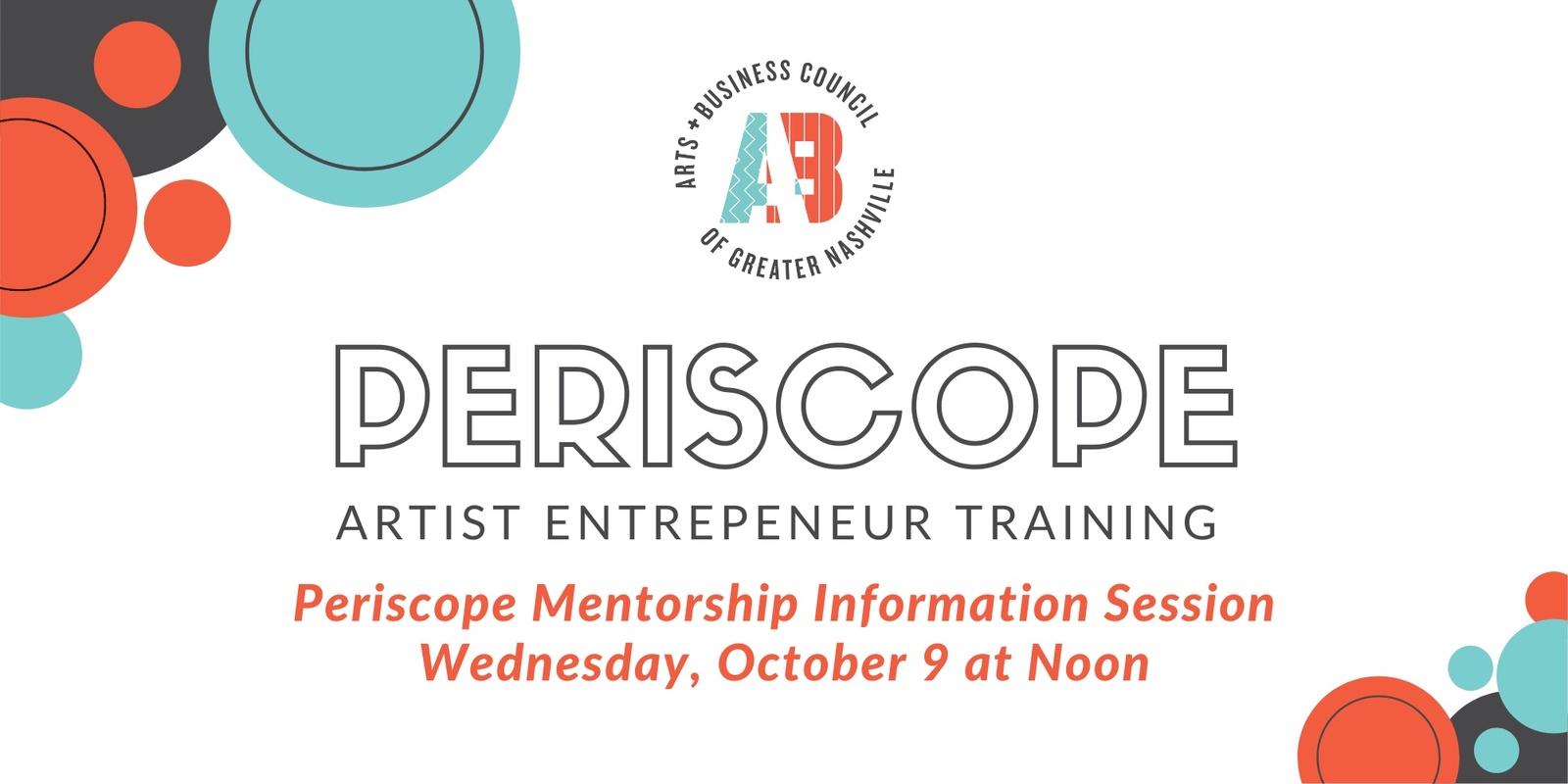 Banner image for Periscope Mentorship Information Session