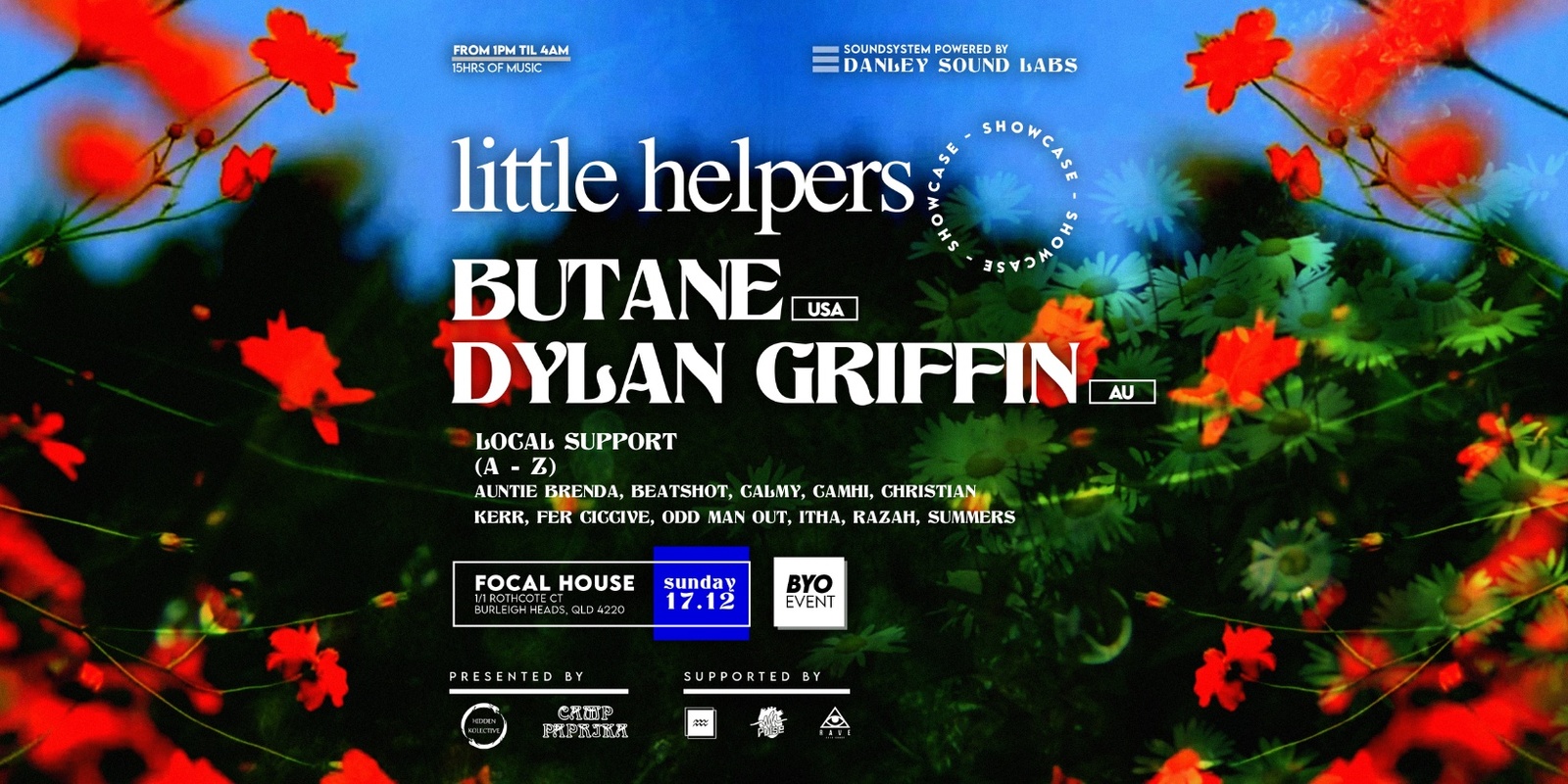 Banner image for LITTLE HELPERS Showcase w/ BUTANE & Dylan Griffin