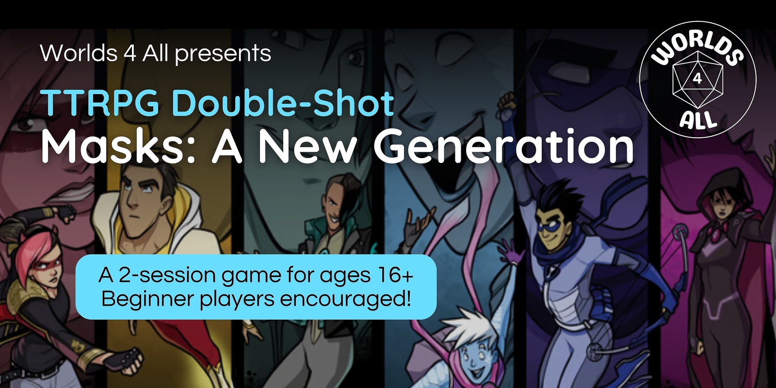 Banner image for Double-Shot: Masks (16+)