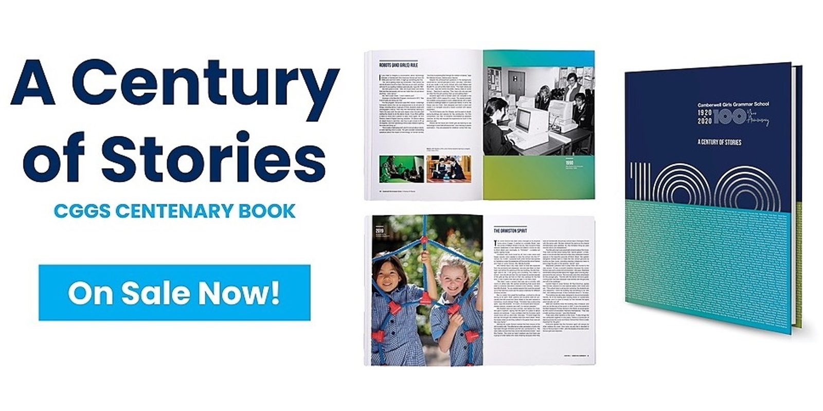 Banner image for A Century of Stories - CGGS Centenary Book