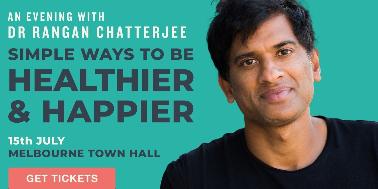 Banner image for An Evening With Dr Rangan Chatterjee Melbourne