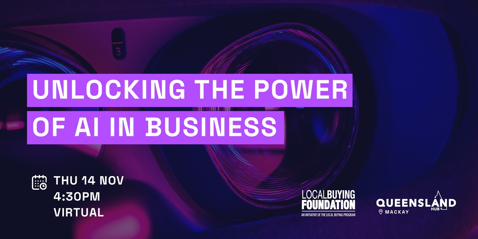 Banner image for QLD AI Hub Mackay: Unlocking the Power of AI in Business