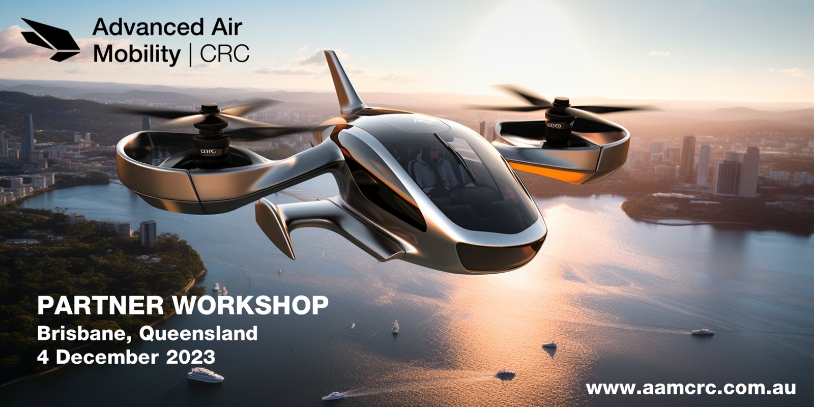 Banner image for Advanced Air Mobility CRC - Partner Workshop - Brisbane, QLD