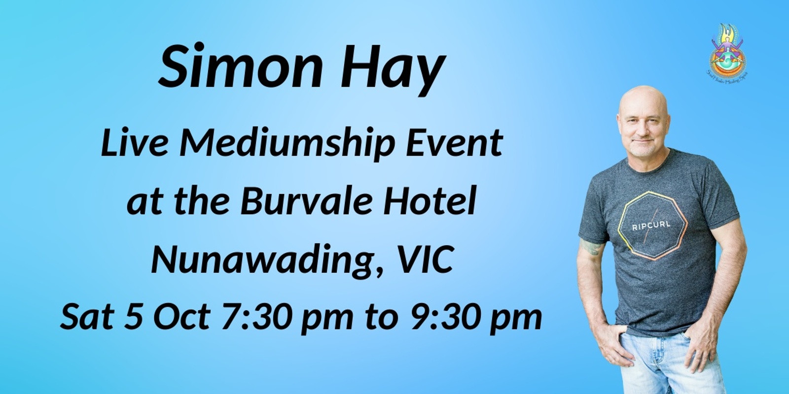 Banner image for Aussie Medium, Simon Hay at the Burvale Hotel