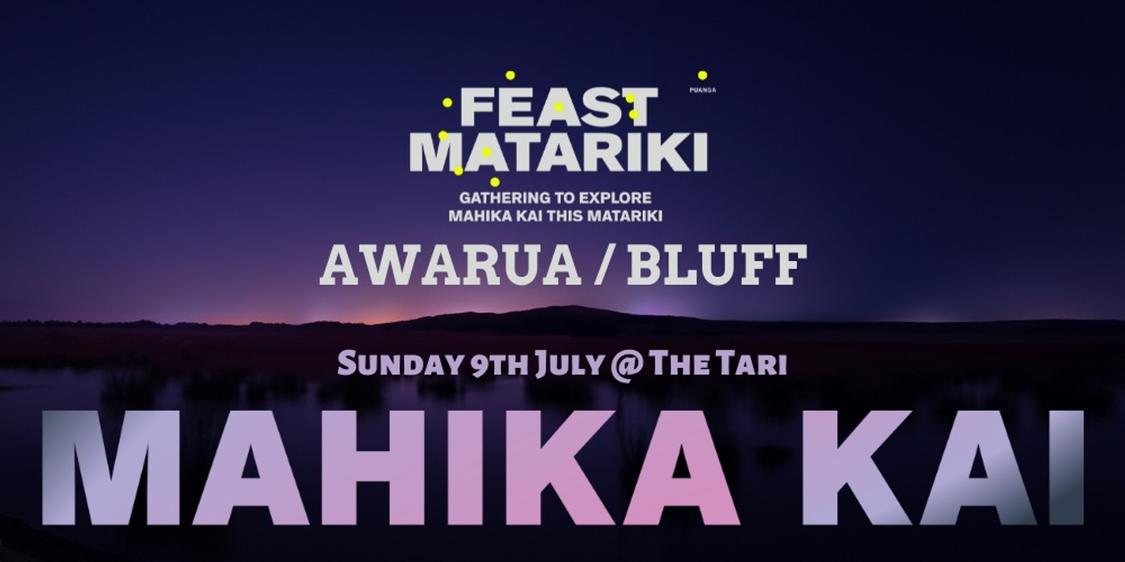 Banner image for Feast Matariki Mahika Kai Workshop ki Awarua