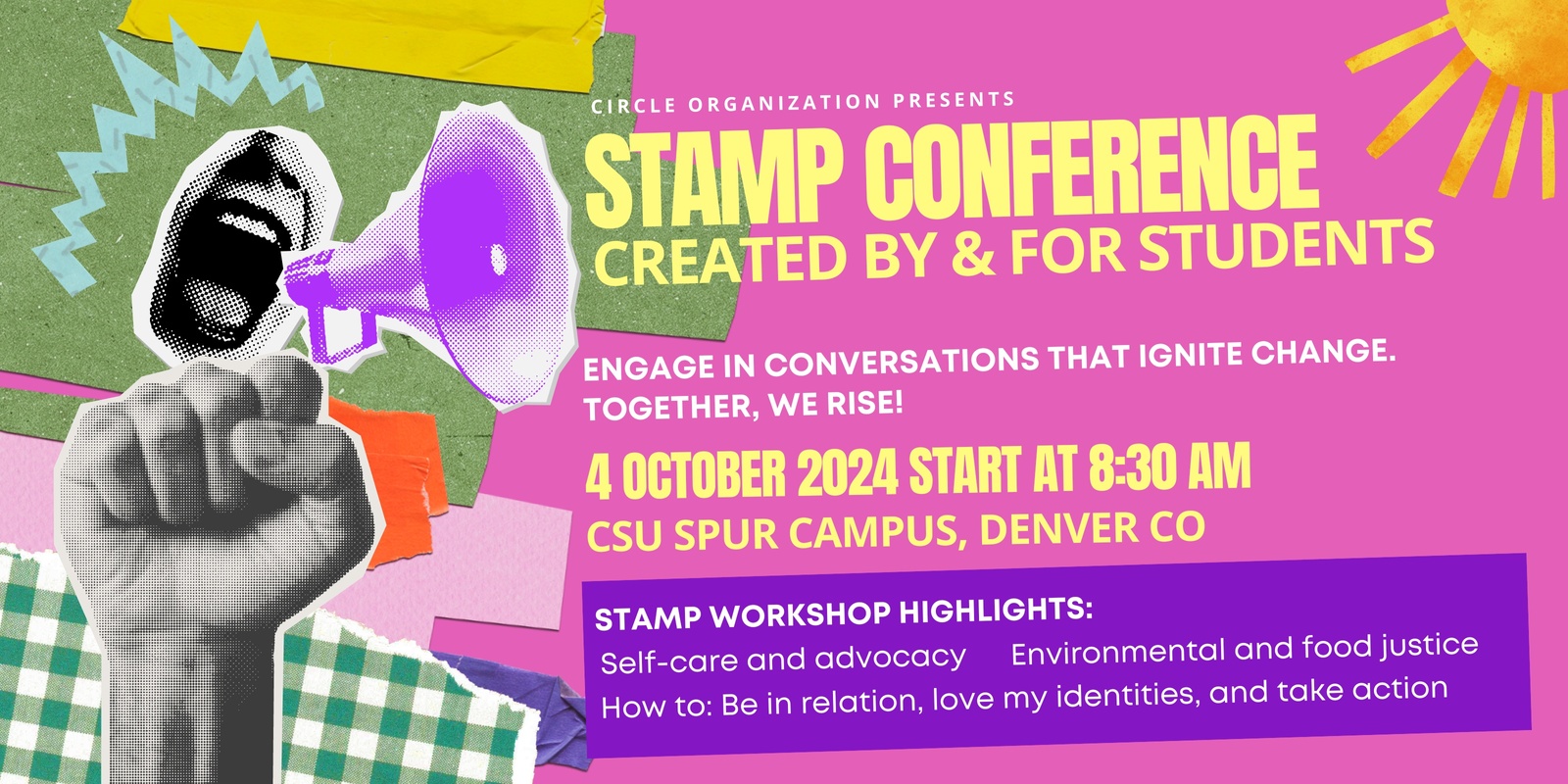 Banner image for STAMP Conference 2024: Using Our Fire To Inspire 