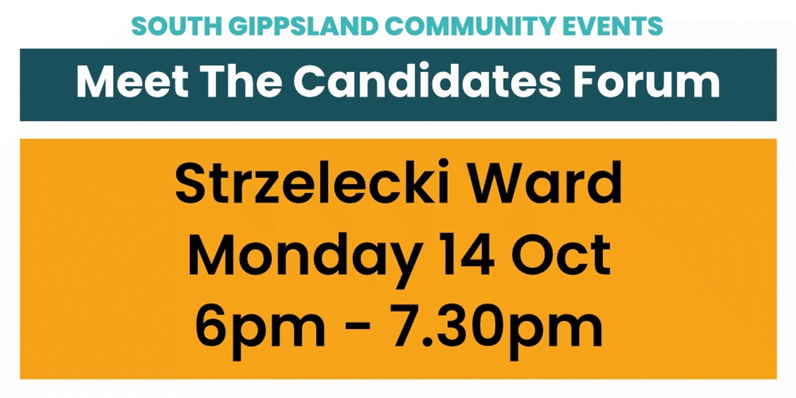 Banner image for Strzelecki Ward - Meet your South Gippsland Council Candidates!