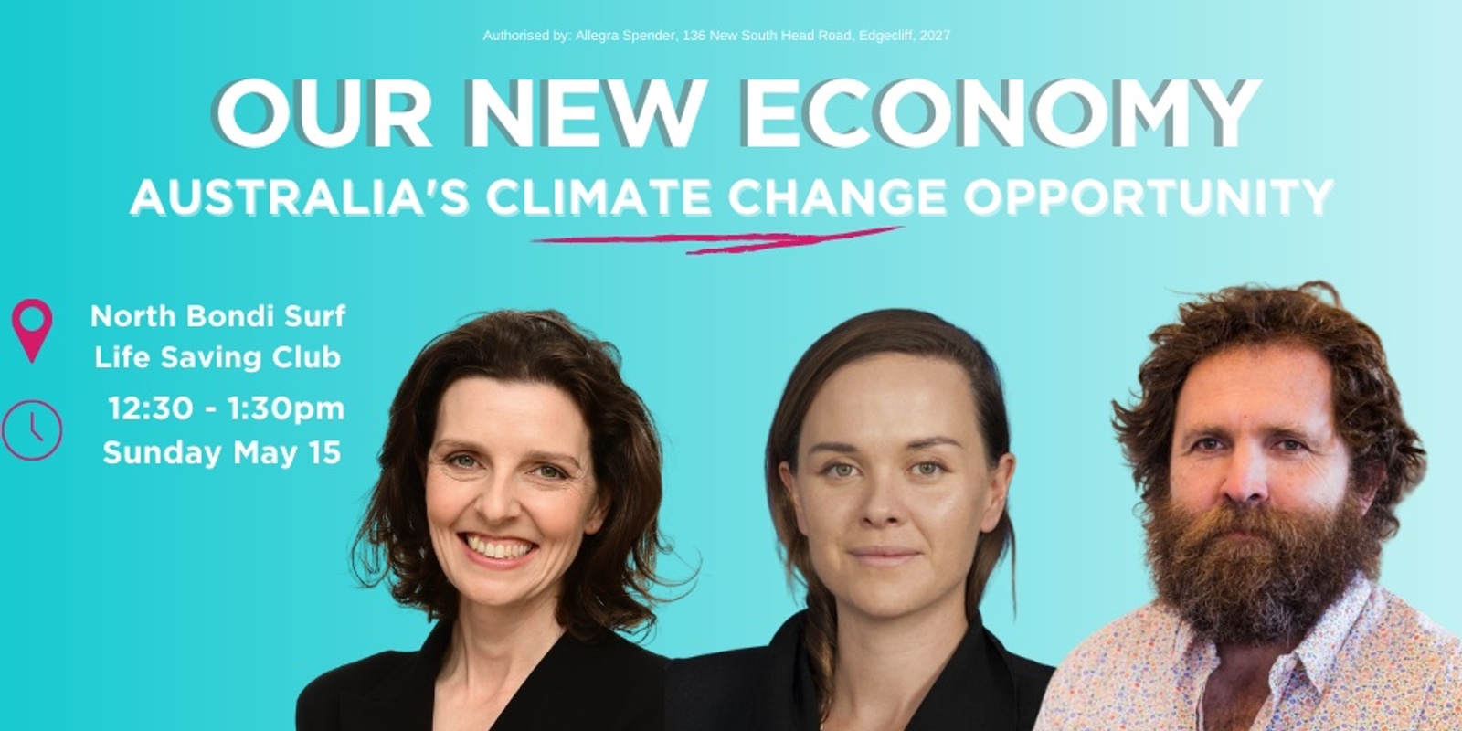 Banner image for Our New Economy: Australia's Climate Change Opportunity
