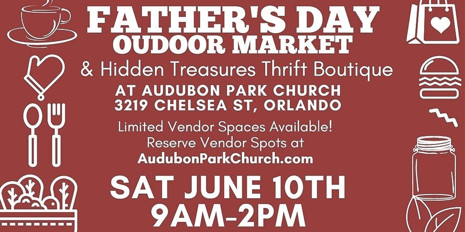 Father's Day Pop Up Market Vendor Sign Up