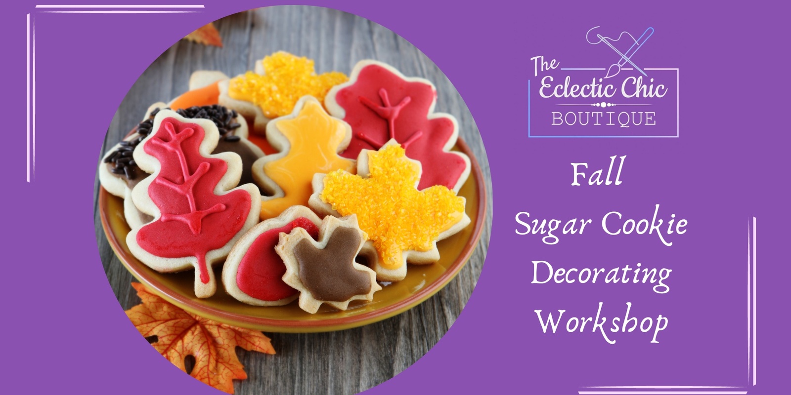 Fall Sugar Cookie Decorating Workshop Humanitix