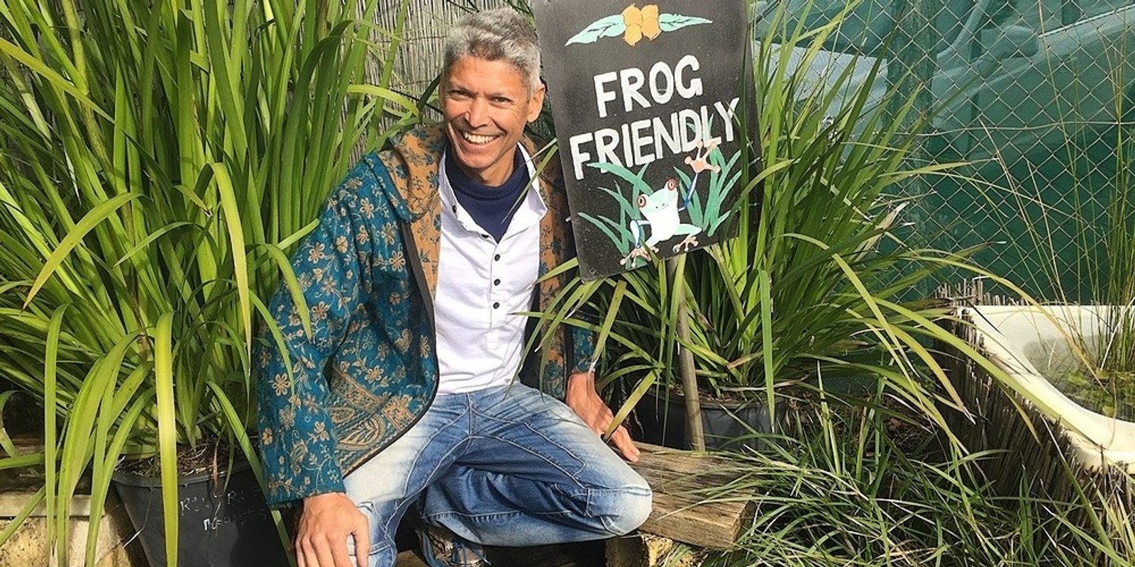 Banner image for Creating a habitat garden with Johnny Prefumo 'The Frog Doctor' 