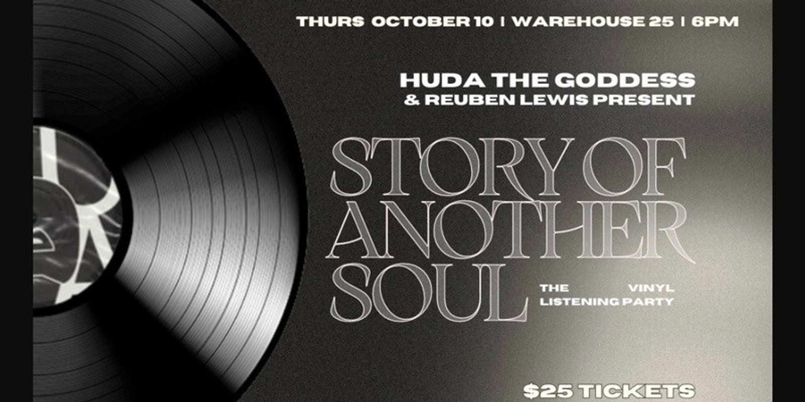 Banner image for 'Story of another soul' vinyl listening party 