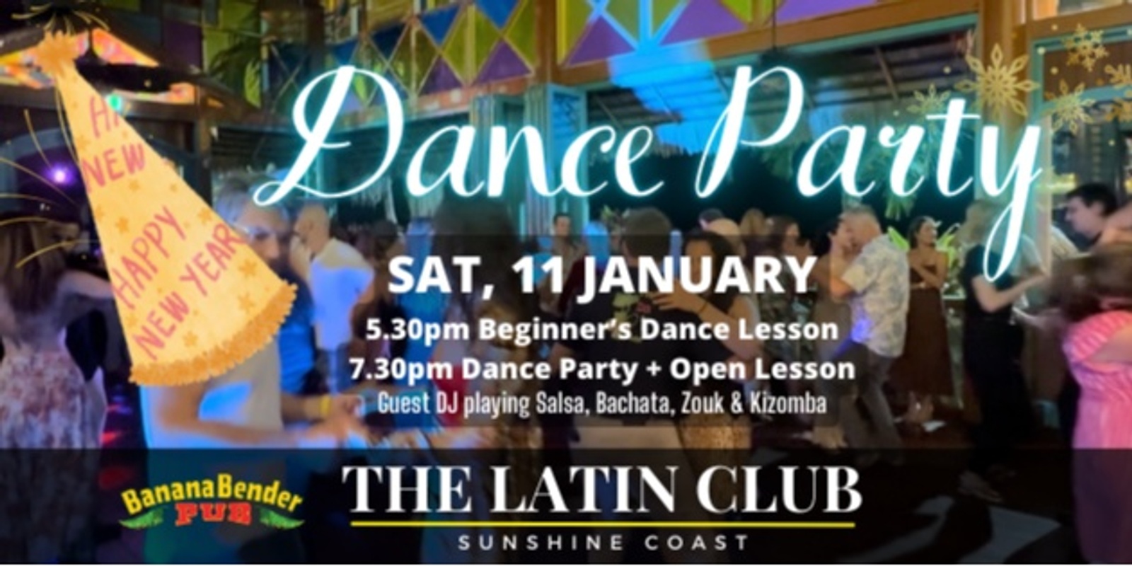 Banner image for Latin Dance Lesson and New Year Dance Party 11-01-25