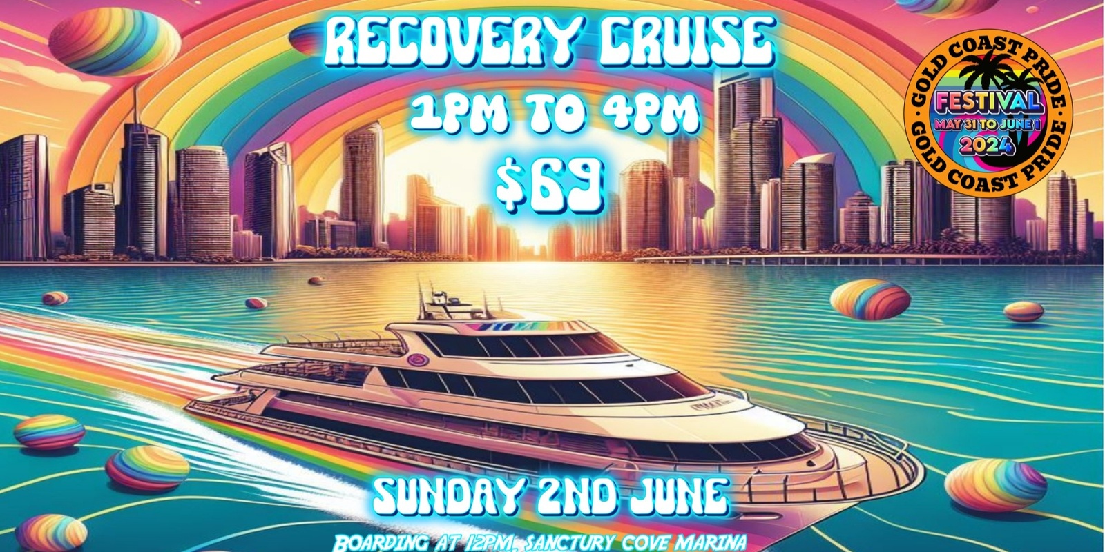 Banner image for Gold Coast Pride Recovery Cruise