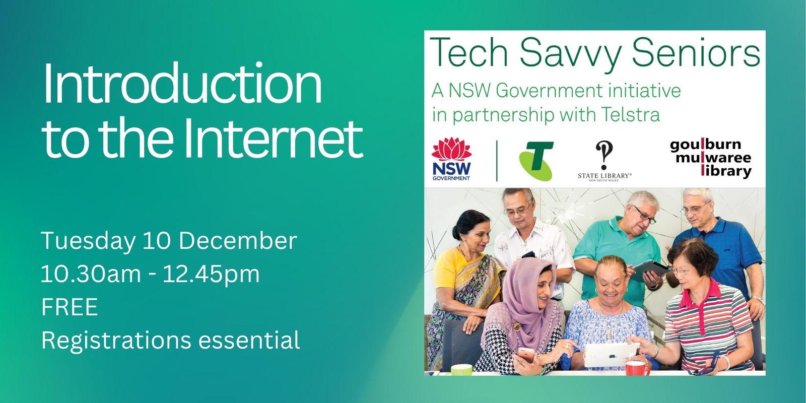 Banner image for Tech Savvy Seniors: Introduction to the Internet