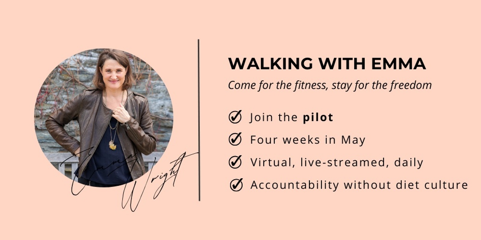 Banner image for Walking with Emma - THE PILOT