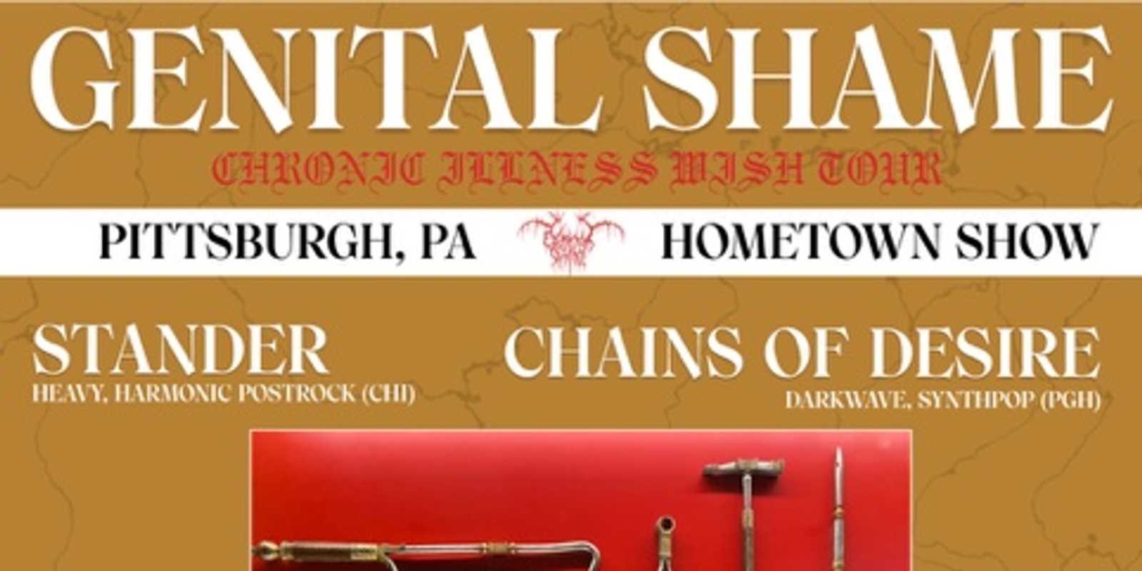 Banner image for Genital Shame / Stander / Chains Of Desire