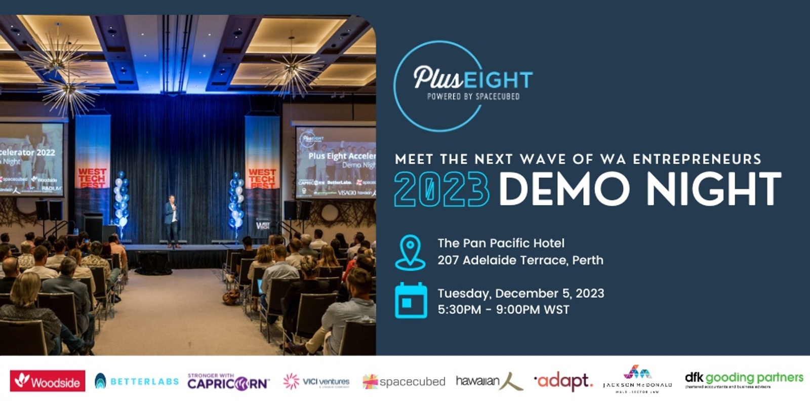 Banner image for Plus Eight Demo Night 2023