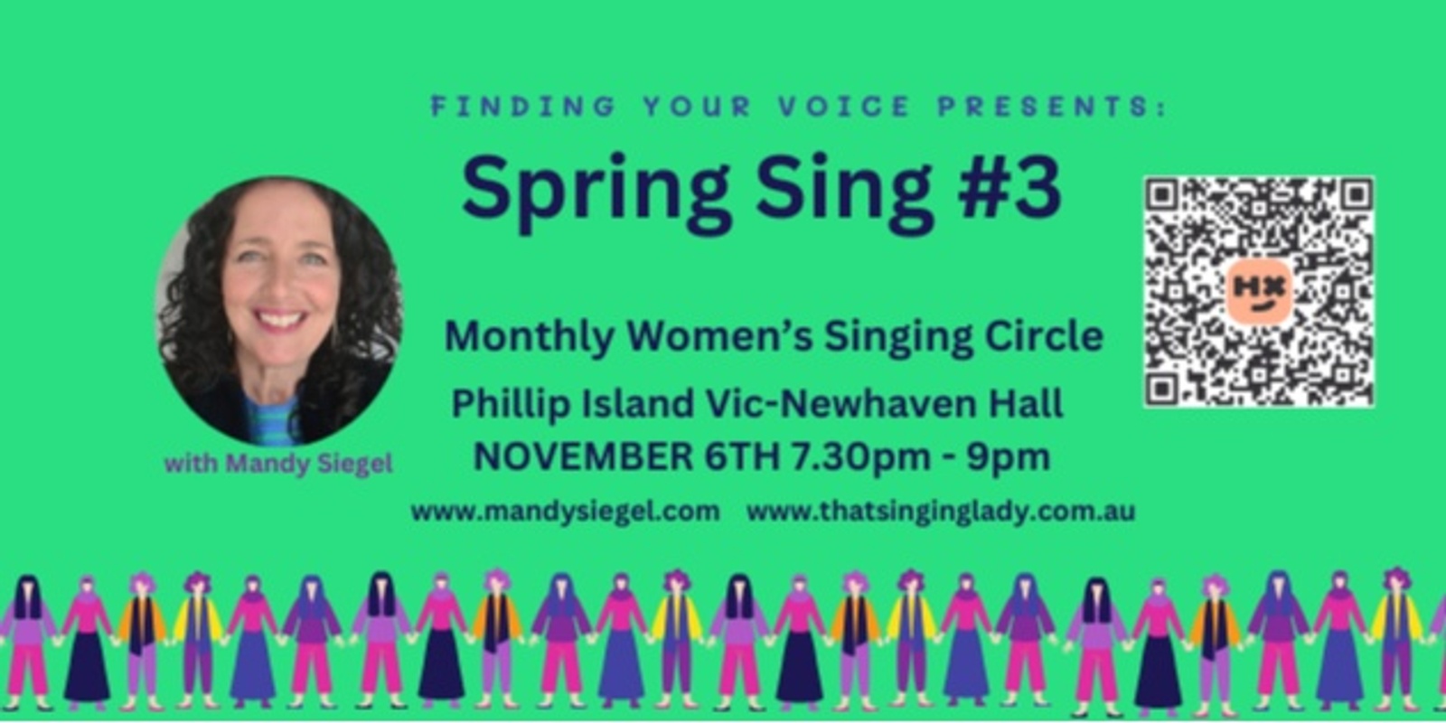 Banner image for Spring Sing #3 - Monthly Women's Singing Circle